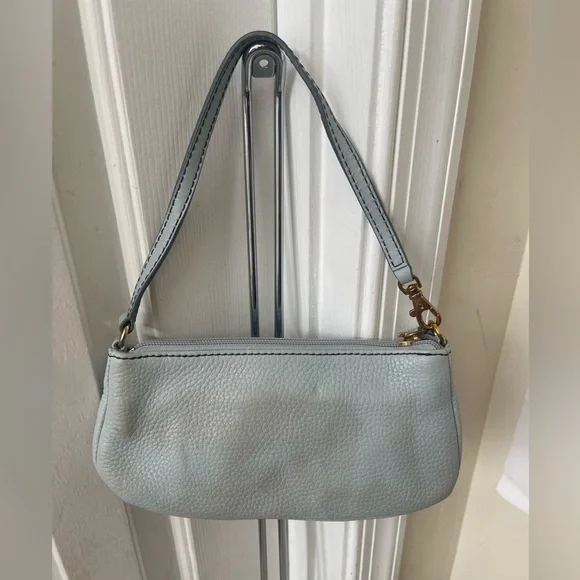 MICHAEL KORS Y2K Light Blue Leather Mini Shoulder Bag - Picture 3 of 6